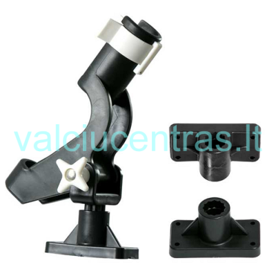 Meškerės laikiklis įvairaus pasukimo ir pakrypimo - nuimamas